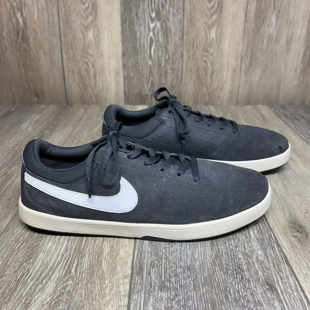 Nike SB Rabona Low Charcoal Gray White 553694-010 Mens US Size 10 Sneaker Shoes